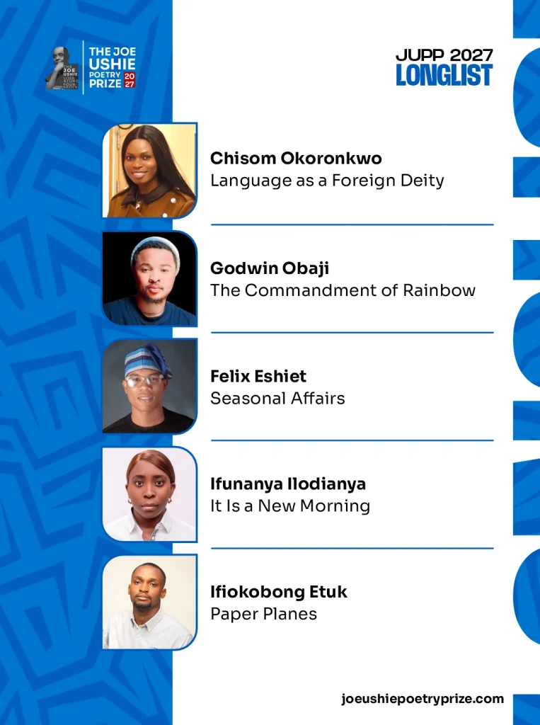 2027 Joe Ushie Poetry Prize Longlist