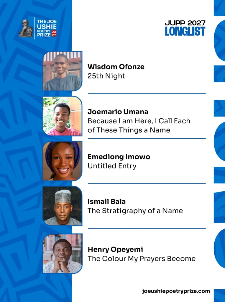 2027 Joe Ushie Poetry Prize Longlist